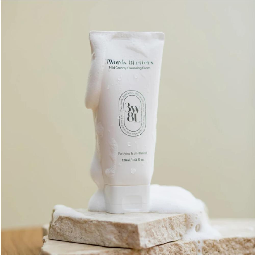 3w Clinic Mild Creamy Cleansing Foam 120ml
