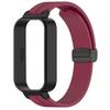 For Xiaomi Smart Band 9 Active/Redmi Band 3 Silicone Watch Band Magnetic Folding Buckle Wrist Strap