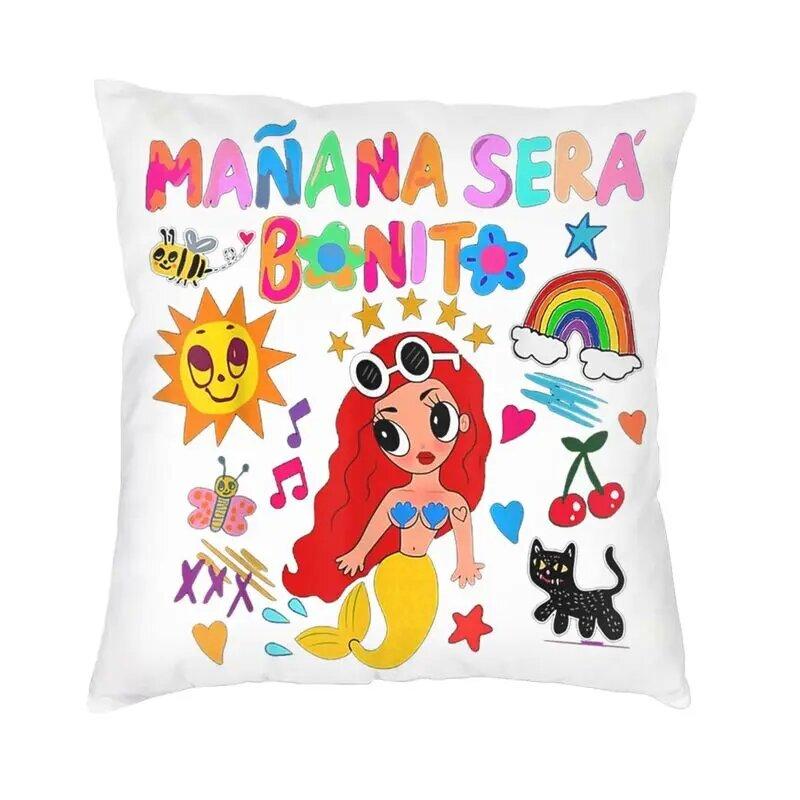 

Manana Sera Bonito Karol G Pillow Case Home Decoration Nordic Cushion Cover Square Pillowcase