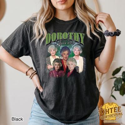 Koszulka Vintage Comfort Colors Dorothy Zbornak, Koszulka Retro Złote Dziewczyny, Koszulka Graficzna z Serialu Komediowego lat 80., Klasyczny Prezent dla Fana Komedii