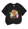 Cartoon Game Characters Print Kids T Shirt 100% Cotton Crew Neck Short Sleeve Unisex Boys Girls Casual Soft Comfortable Tee Tops for Daily Wear Summer
