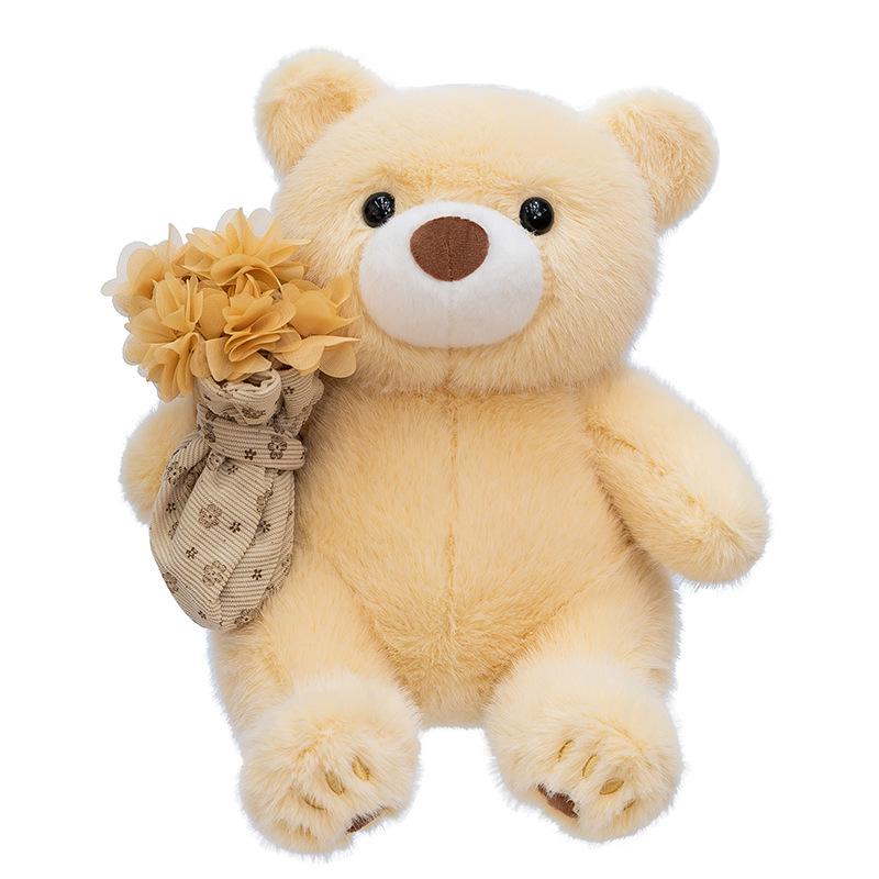Cute Cartoon Hairband Teddy Bear Plush for Valentine's Confession Gift