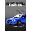 1/32 Subaru Impreza WRX STI Modified Vehicle Alloy Metal Diecast Model Car Sound and Light Pull Back Birthday Gift for Child