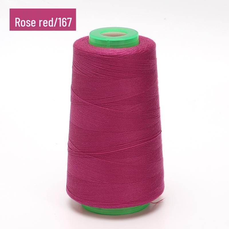 Household Sewing Thread - Large Spool, 202 Colors, Medium Thick Polyester for Sewing Machines, Black & White