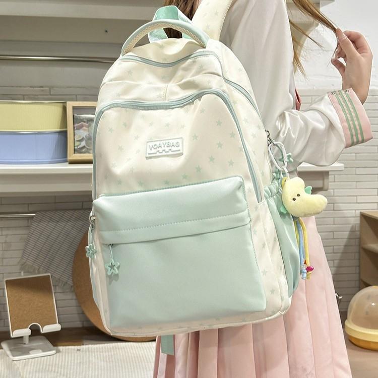 Schoolbag wholesale backpack 1011 new high-value junior high school student schoolbag female large-capacity primary school student versatile