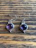 Massief 925 Sterling Zilver Amethist Edelsteen Boheemse Oorbellen Cadeau Voor Haar Hangende Oorbellen Bedel Sieraden