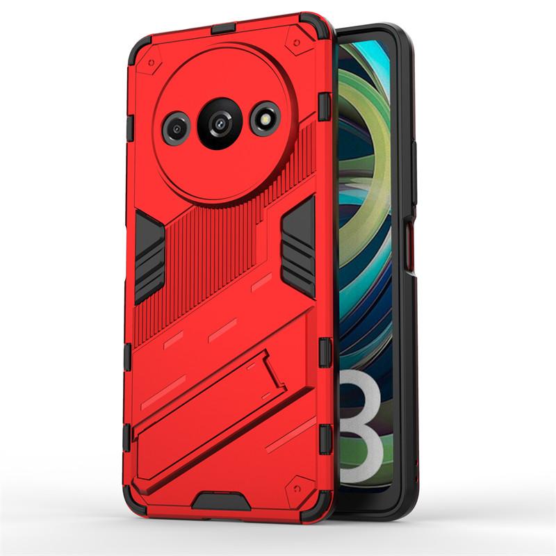 For Xiaomi Redmi A3 Case Xiaomi Redmi A3 Cover Armor PC Stand Holder Shockproof TPU Protective Phone Cover For Xiaomi Redmi A3