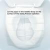 80/50/20pcs Disposable Toilet Seat, Public Restroom, Toilet Paper for Airplane & Camping Splash Proof, Adult Toilet Essentials