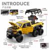 1:24 Dodge Hennessey Mammoth 1000 6x6 Tuned Overlanding Adventure Vehicle Sound And Light Collectibles Ornaments Birthday Gifts
