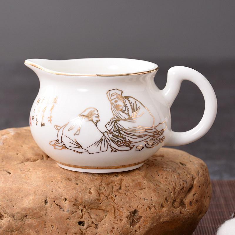 Blue & White Porcelain Tea Pitcher Gong Dao Bei 170ml for Kung Fu Tea Sets