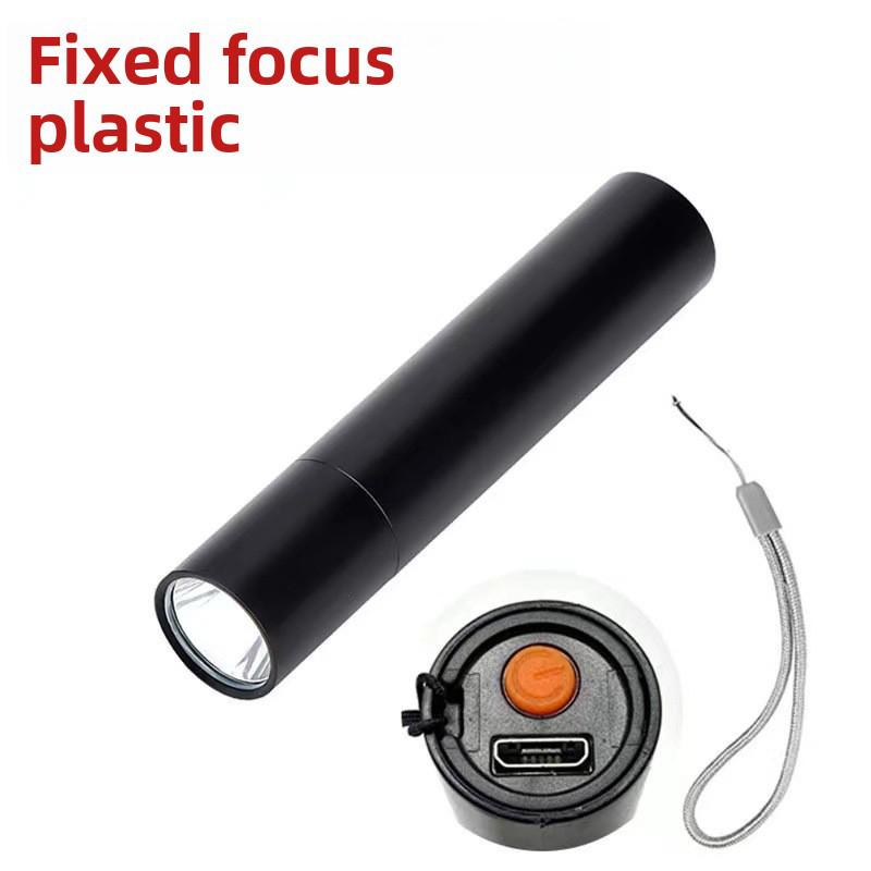 "Rechargeable Mini LED Flashlight with Strong Beam, Portable Side Light for Outdoor and Home Use"