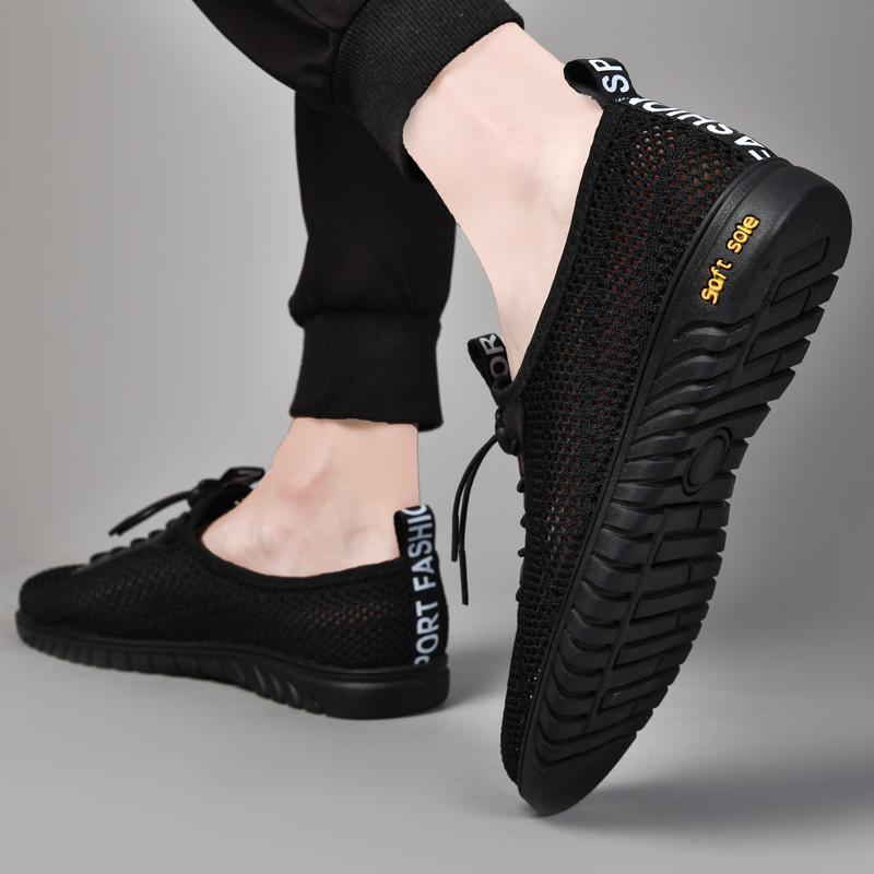 Brand Men Casual Summer Shoes 2024 Lightweight Casual Leather Shoes Men Comfortable for Men Driving Shoes Hollow Out Male Shoes