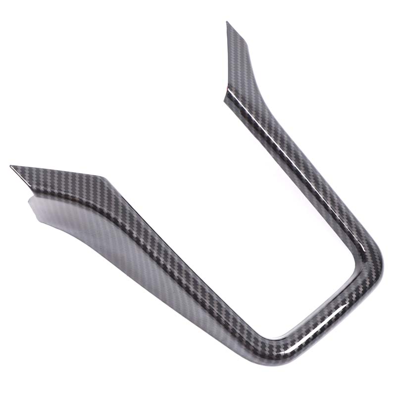 ABS Carbon Fiber/Silver For Porsche Cayenne 2011-2017 Car Center Console Decorative Frame Sticker Car Interior Accessories