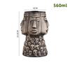 60 Types Ceramic Hawaii Tiki Mugs Creative Cocktail Glasses Beer Glass Martini Glasses Wine Glass Funny Cup Gift for Men