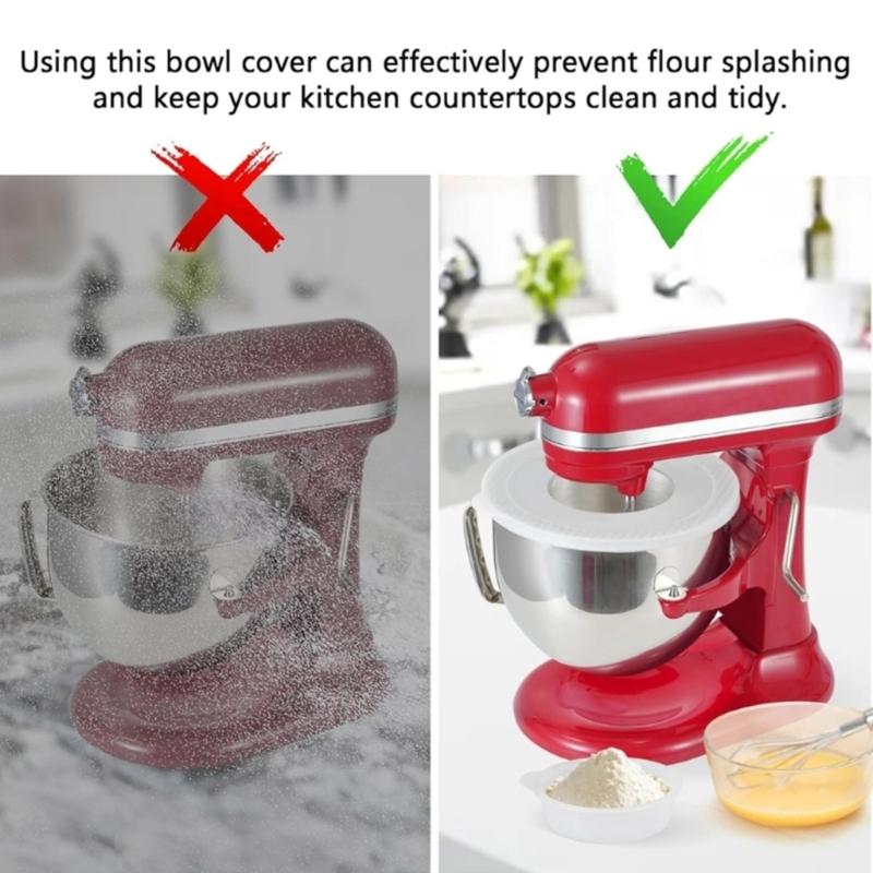 Mixers Bowl Cover Mixer Bowl Blender Lid Blender Bowl Replacement Part Blender Cover Mixers Lid for 6QT Stand Mixers