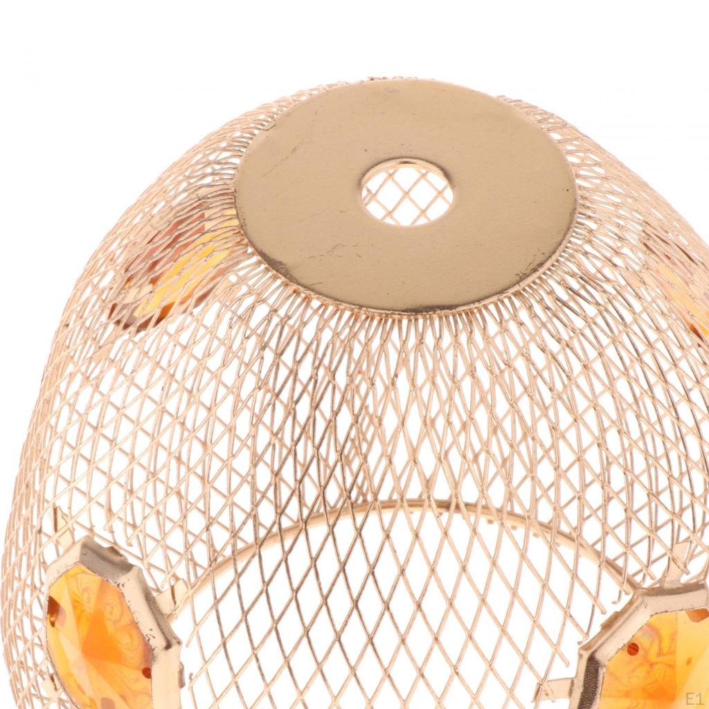 Metal Wire Cage Lamp Guards, Mesh Pendant Light Shade, Hollow Out Bulb Cover, Ceiling