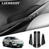 LUCKEASY Front Rear Door Storage Tray for BYD ATTO3 ATTO 3 Evo YUAN PLUS 2025 2026 Car Door Handle Storage Box Organizer TPE