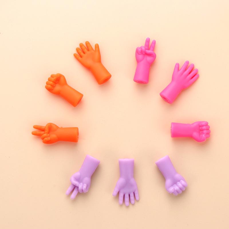 Top Qualität 6 Stück Stich Geste Form Stricken Weben Nadeln Protektoren für DIY Stricken und rutschfeste Nadelspitze Stopper Schwanz Schnalle 6 Stück