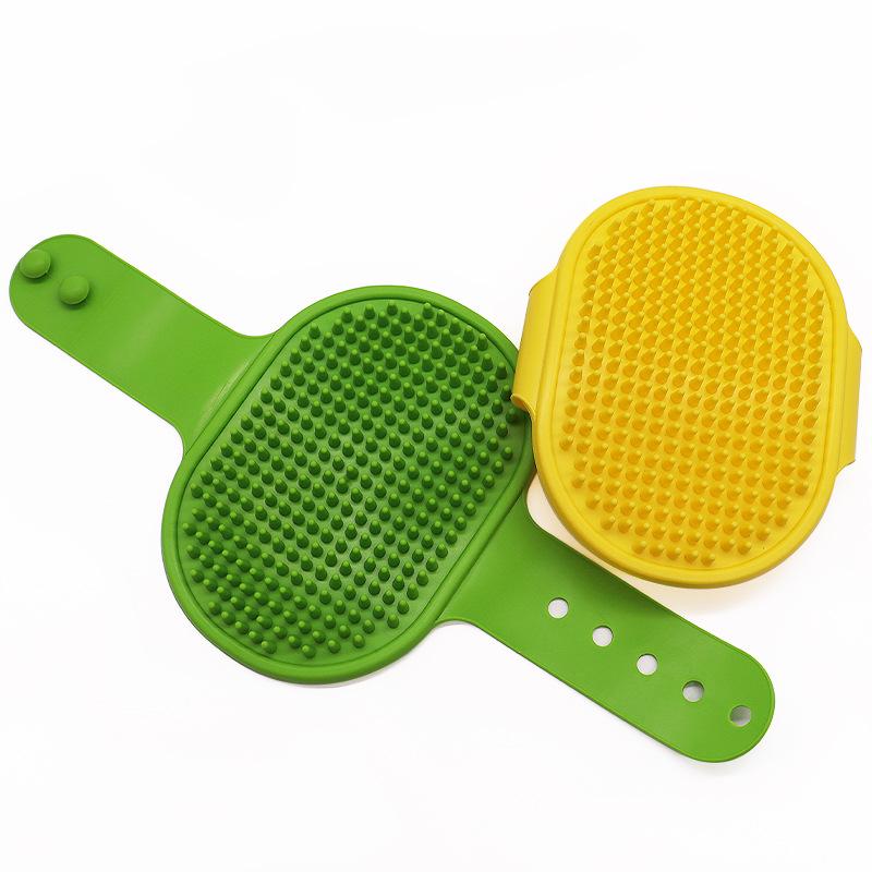 New Pet Cat And Dog Bath Brush Silicone Pet Massage Brush Short Hair Cat Bath Brush Bath Gloves Cleaning Supplies Massage Brush