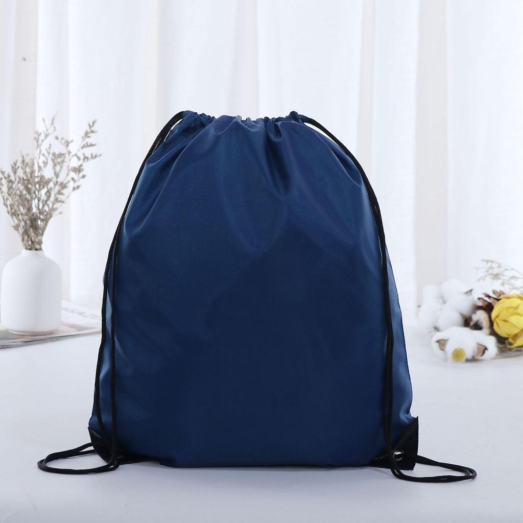 Custom Double Shoulder Polyester Drawstring Backpack for Events or Marathon