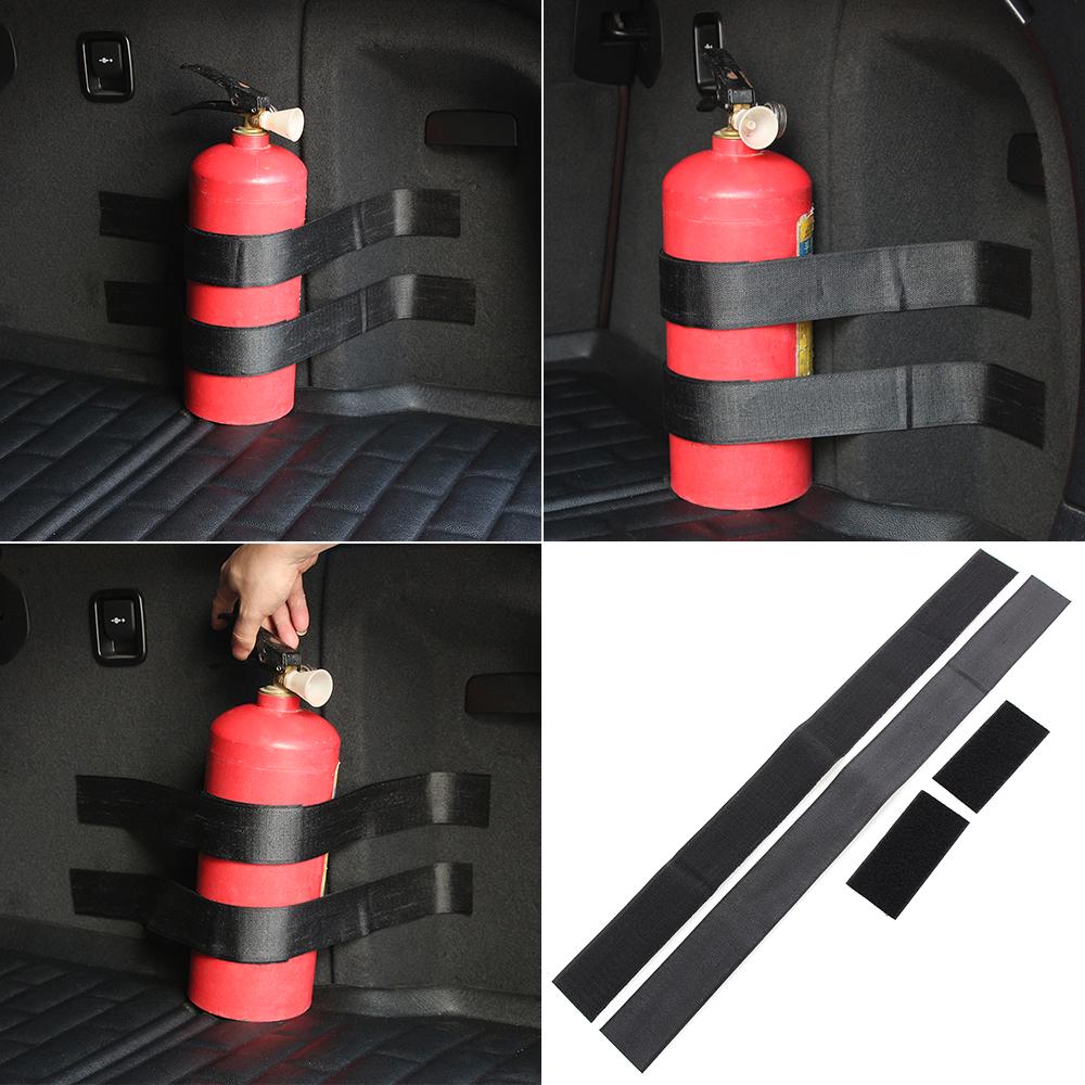 Car SUV Roll Bar Fire Extinguisher Holder Emergency Auto Safety Accessory Belt