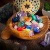 New Creative Wooden Carving Buddha Hand Crystal Display Stand Fruit Tray Living Room Office Desk Ornament Home Decoration