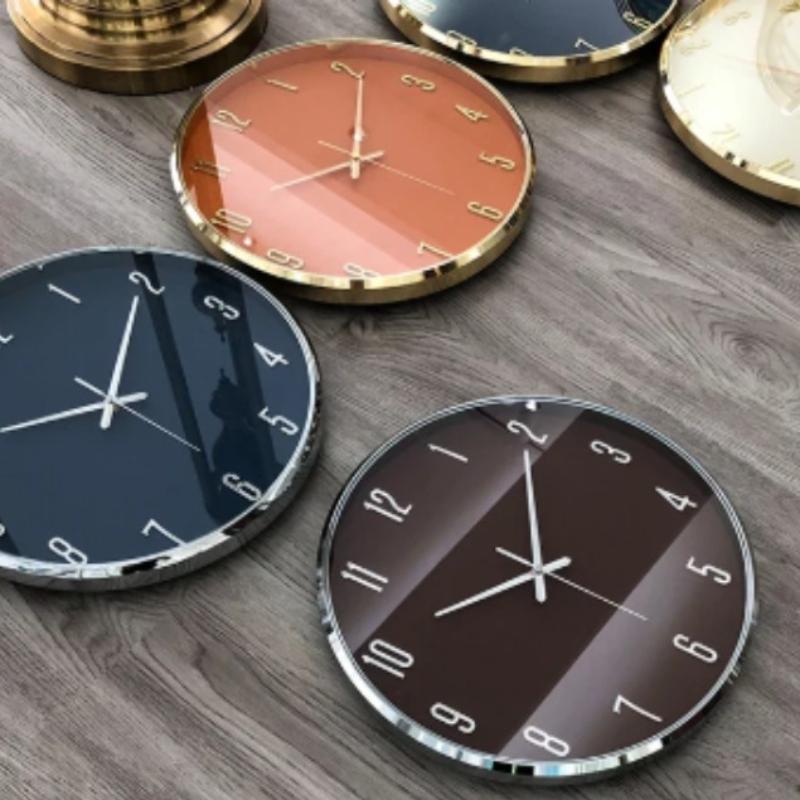 Modern Simple Interior Wall Clock Fashion Creative Interior Clock Light Luxury Silent Bedrooms Horloge Murale Home Decoration