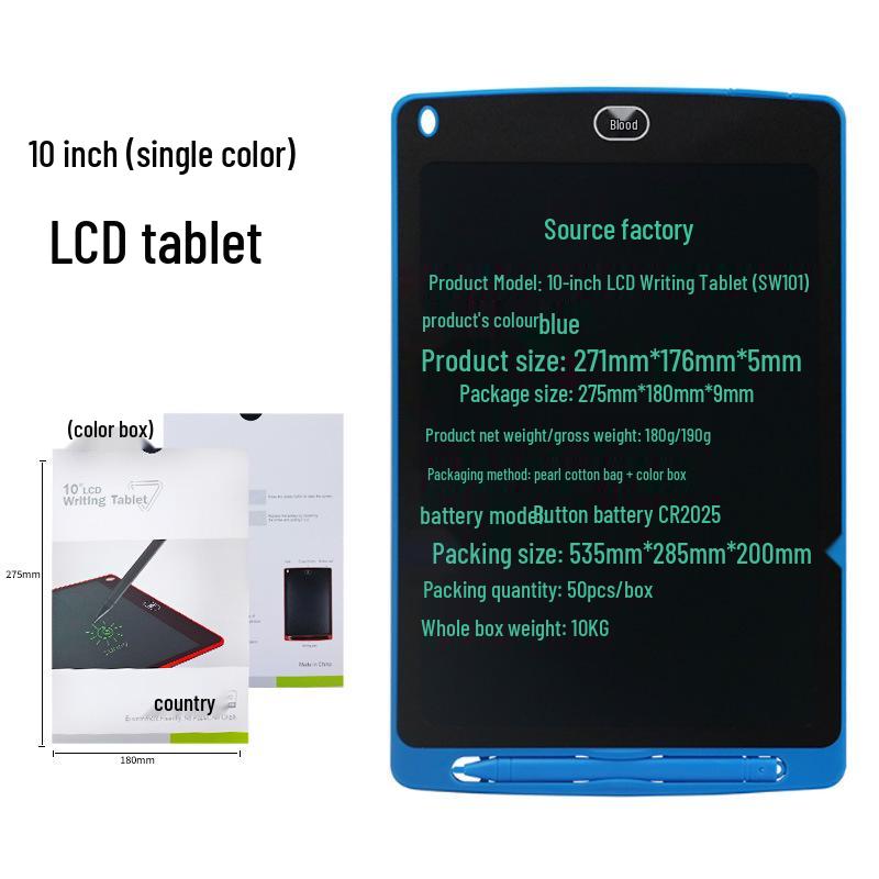 LCD Writing Tablet - 12"/10"/8.5"/4.4" Handwriting & Drawing Board for Kids