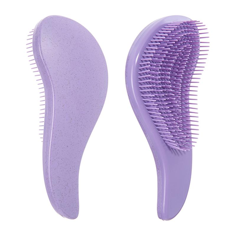 1/3pcs Magic Detangling Hairbrush Wheat Straw Scalp Massage Comb Soft Anti-static Gentle Grooming Brush Salon Hair Styling Brush