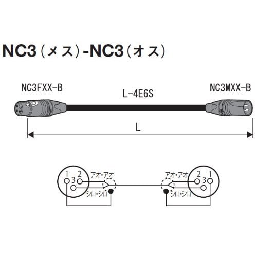 CANARE XLR Cable (1.5m) EC015-B