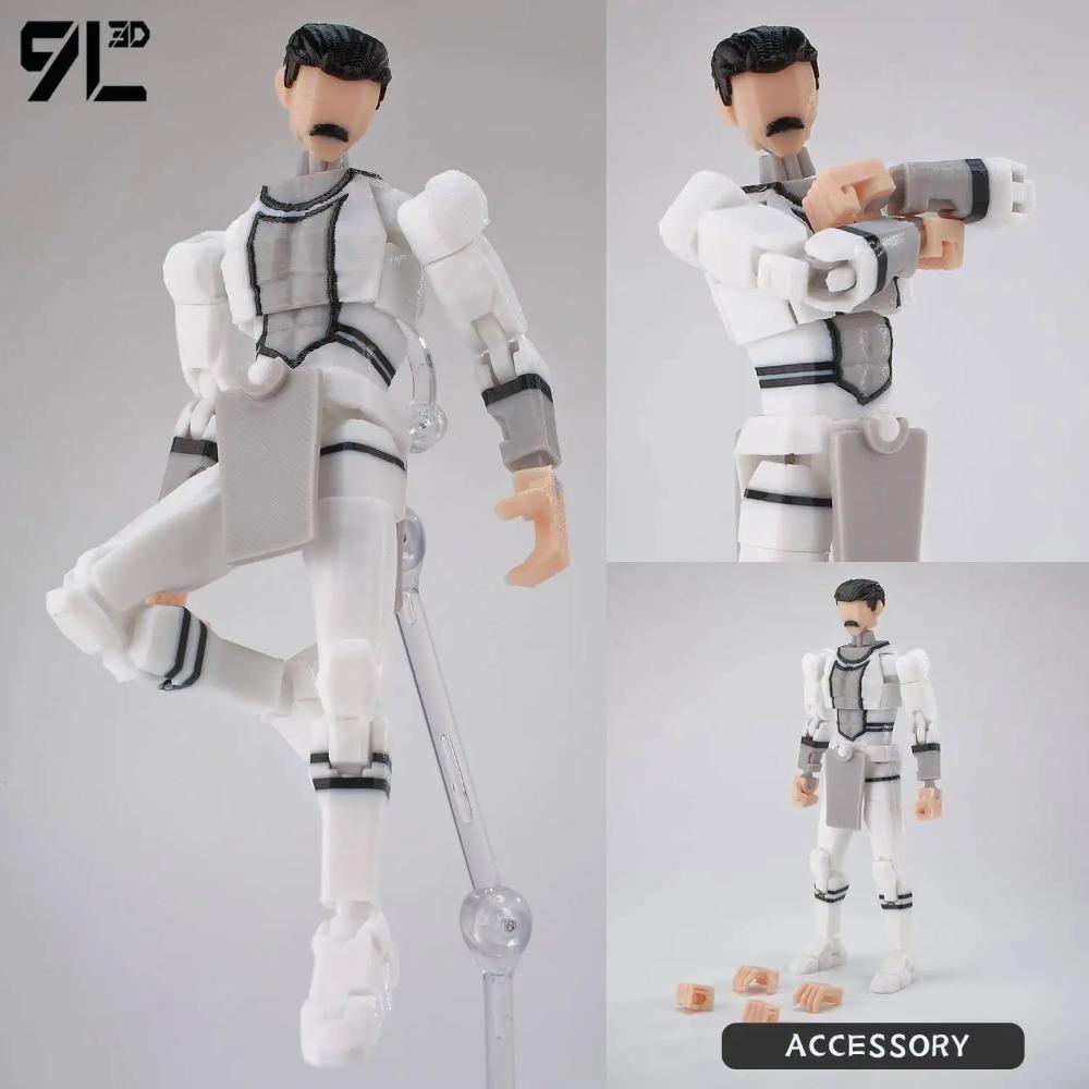 9L3D Printed NEWInvincibles Tech Jacker Titan13 Lucky13 Action Figure Dummy13 Motorcycle Multi-Jointed Collectible Model Toy T13