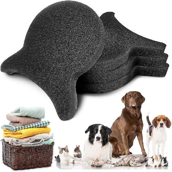 4 Pieces Pet Hair Remover for Laundry, Reusable Dog Hair Remover for Laundry, Lint & Hair Catcher for Clothes, for Washing Machines, Dryers, Bedding 4 PCS (Pack of 1)