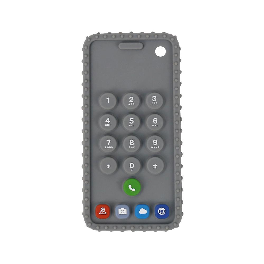 Silicone Teether Remote Control Toy for Babies 6+ Months