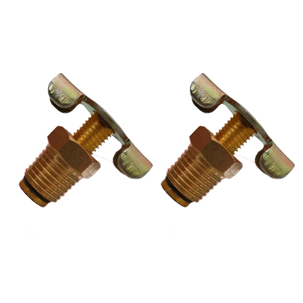 2 szt. Zawór odpowietrzający 1/4 cala do zaworu spustowego/kranika/korkka spustowego BSP z rączką T do akcesoriów zbiornika kompresora powietrza