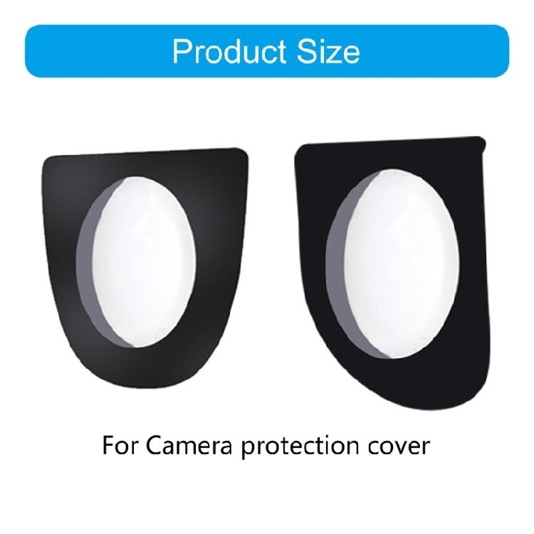 Clear Camera Cover Housing Anti Scratch Bump Defense Weatherproof Clear Imaging Designed for Vehicle Effortless Setup 2pcs