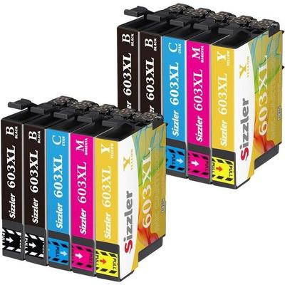 Ink Cartridges - Epson - 603/603XL - Pack of 10 - Compatible - Black, Cyan, Magenta, Yellow