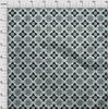 oneOone Cotton Flex Arctic Blue Fabric Floral & Tiles Moroccan Sewing Craft Projects Fabric Prints By Meter 40 Inch