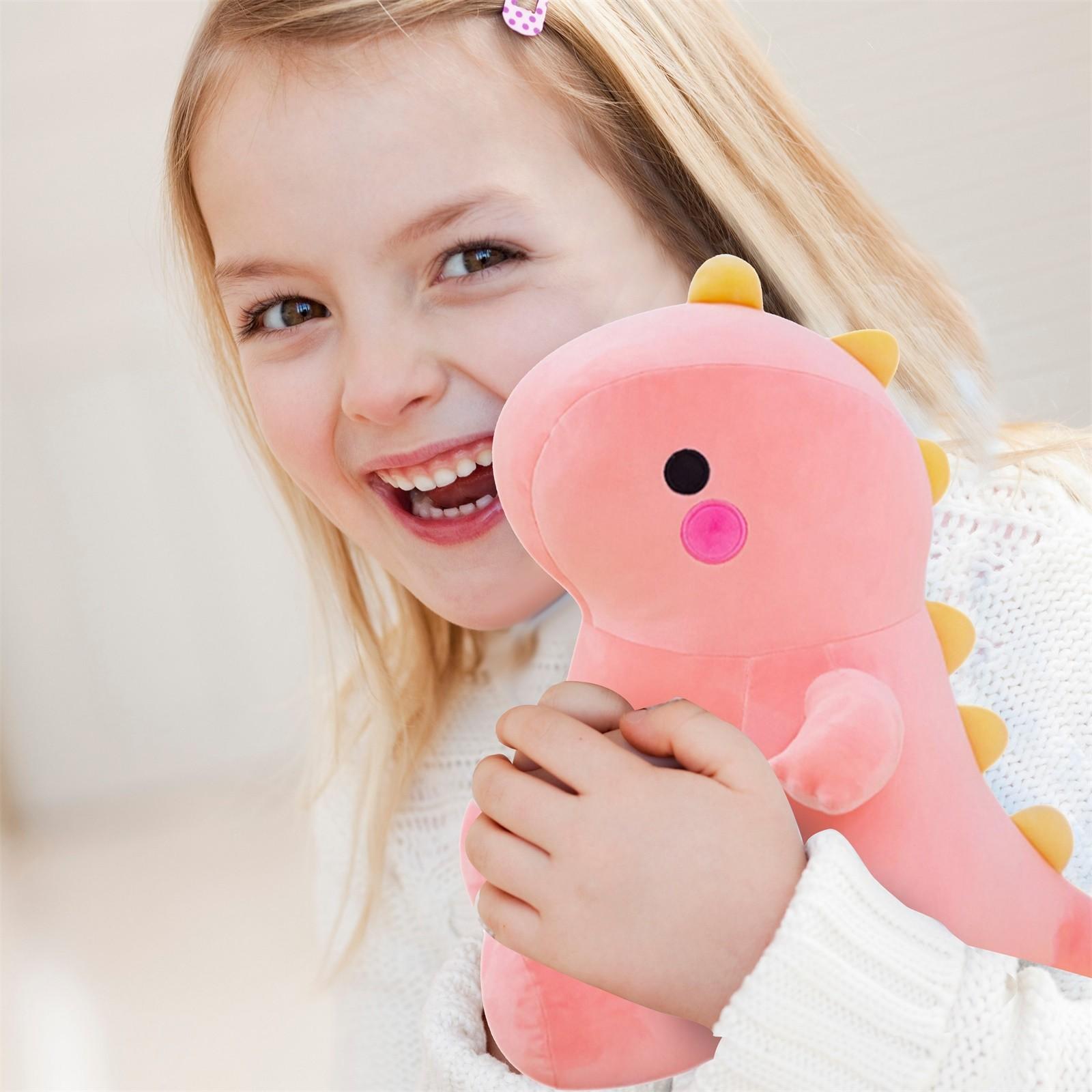 

Плюшевые игрушки Динозавр Мягкие чучела животных Куклы Игрушки Детский подарок на день рождения Новый розовый