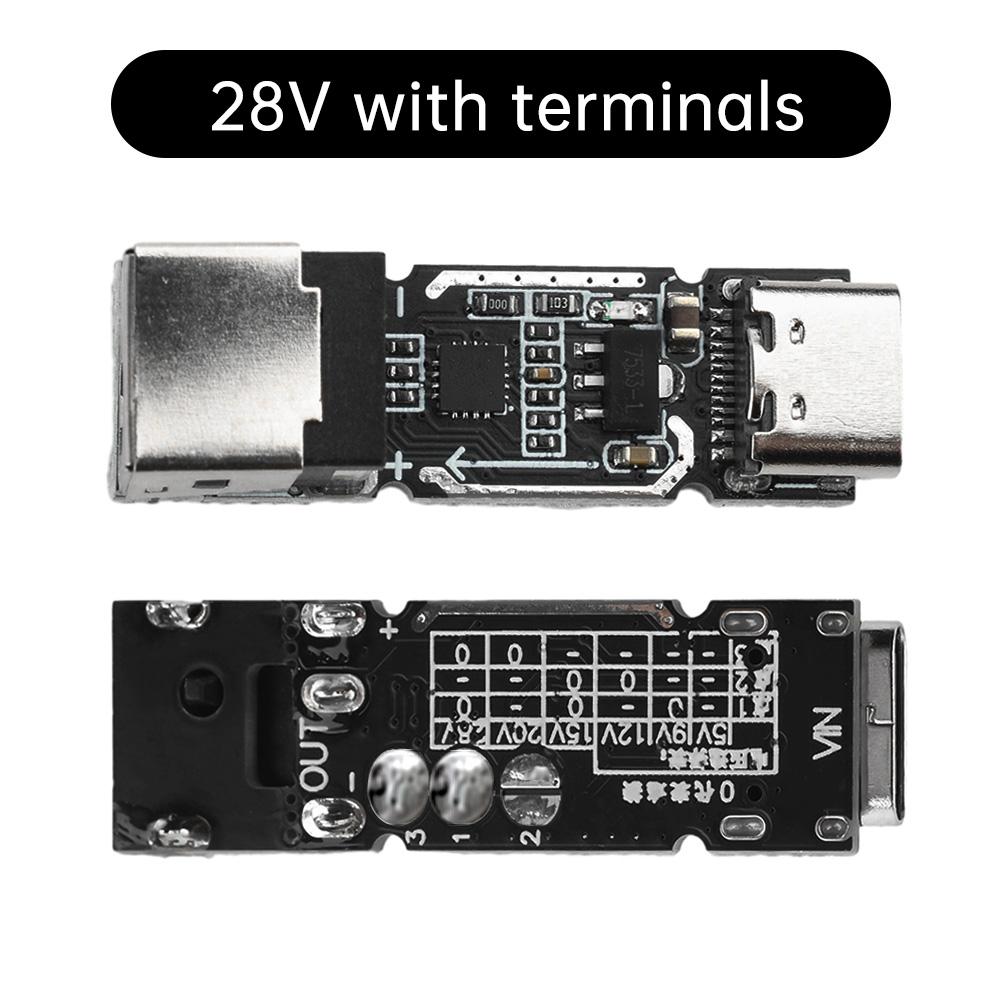 140W 5A Type C PD3.1 Fast Charge Trigger Board 28V/20V/15V/12V/9V/5V Voltage Triggers Support QC AFC FCP