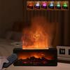 150ml Fireplace Air Humidifier Timer Function Desktop Cool Fogger  Home Decor