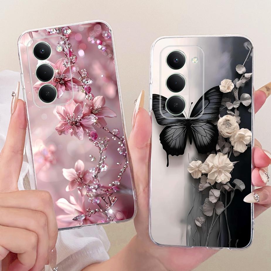 For Xiaomi Redmi 15 4G Case Redmi15 5G Beautiful Butterfly Painted Cover Soft Slim Phone Case For Xiaomi Redmi 15 5G Fundas Bags