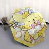Pompompurin,Cute Automatic Umbrella-Foldable, Durable 8-Bone Design, Compact and Stylish, Great for Camping, Halloween, Christmas, Mother's