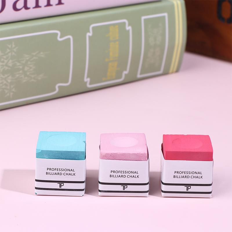 Quadratischer Tp7500 Billardkreide Rutschfestes Feinpulver Snooker Neutral Poolkreide Billardzubehör 5 Farben Verfügbar