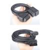 Jieyuan OBD16-Pin Male To Female Conversion Cable OBD2 Extension Cable Connector Adapter Used For Diagnostic Tools