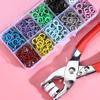 5pcs Five-claw buckle installation set tools, baby clothes seam-free snap buckle, nail buckle, invisible button, hidden buckle, sub-mother buckle