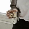 Transparent Glass Korean Ins Style Coffee Miilk Juice Beverage Black Tea Cup Cocktail Glassware Girl Gift for Home-use Cafe Shop