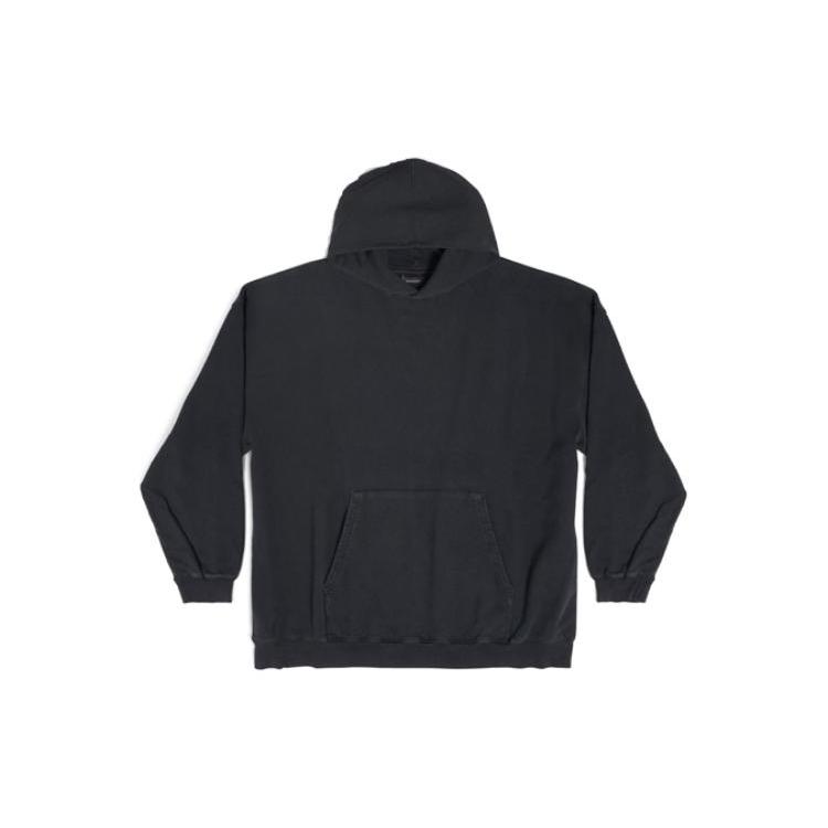 Balenciaga Logo Rhinestones Embellished Oversized Hoodie 620947TNVU21073