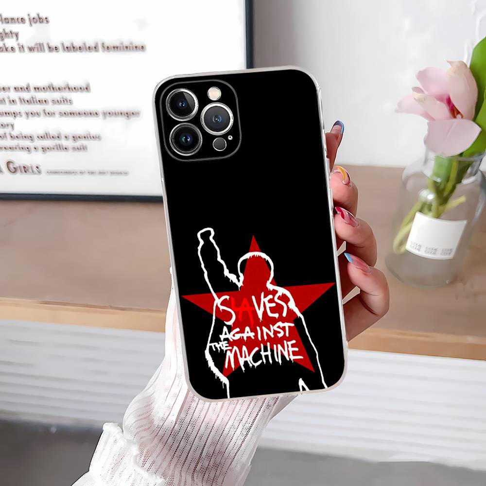 

R-Rage A-Against T-The M-Machine Band For IPhone 17 16 15 14 13 12 11 Pro Max Plus Phone Case High End Silicone iPhone 12