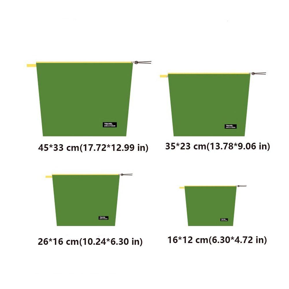 4Pcs/set Ultralight Clothing Storage Bag Water-Resistant Foldable Travel Organiser Pouch Space Saving Waterproof