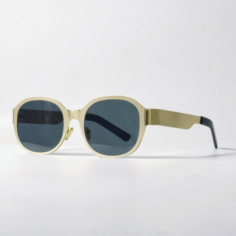 

NeoRetro 6202 Round Fit Sunglasses C1 Gold GOLD